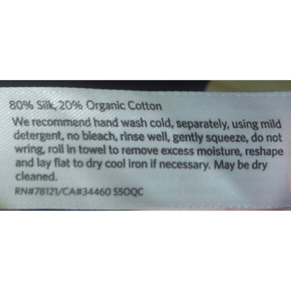 Eileen Fisher Womens Purple Open Front Cardigan XS - Silk & Organic Cotton Blend - Picture 8 of 8